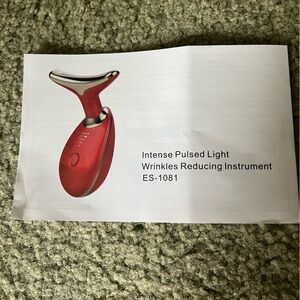 Intense pulsed light wrinkles, reducing instrument.